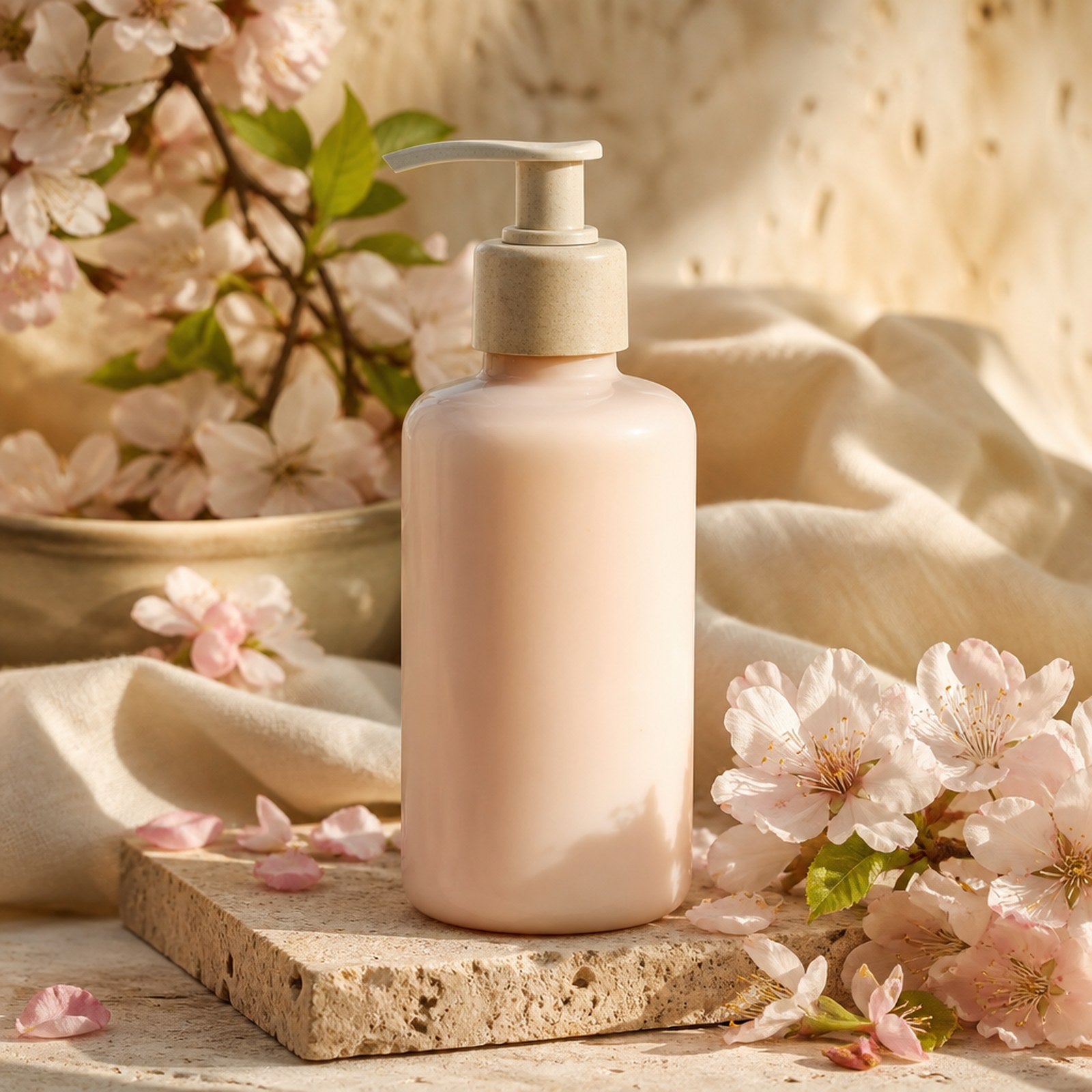 Natuurlijke bodylotion bloesem en collageen - Evergetikon ritueel