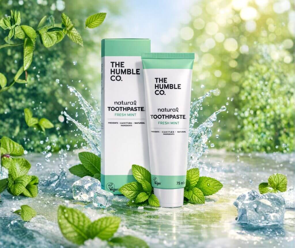 Natuurlijke tandpasta - Mint - The Humble Co.